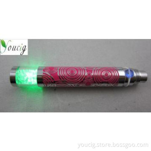Xmas Promotion Colorful shiny diamond ecigarette 650 900 1100mah